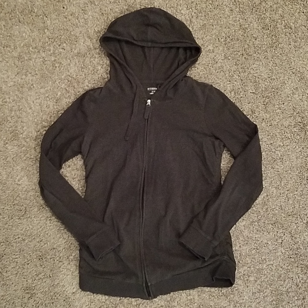 Motherhood Maternity Grey Zip Hoodie